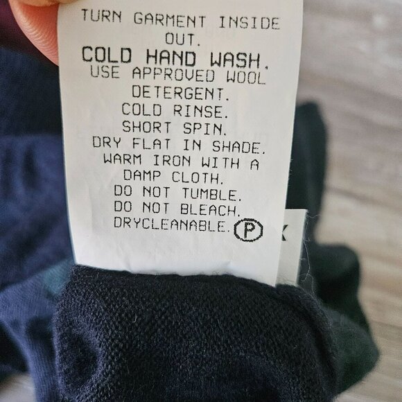 Royal New Zealand 100% Merino Wool Super Soft V-Neck Sweater XXL Vintage 90s - Picture 5 of 11